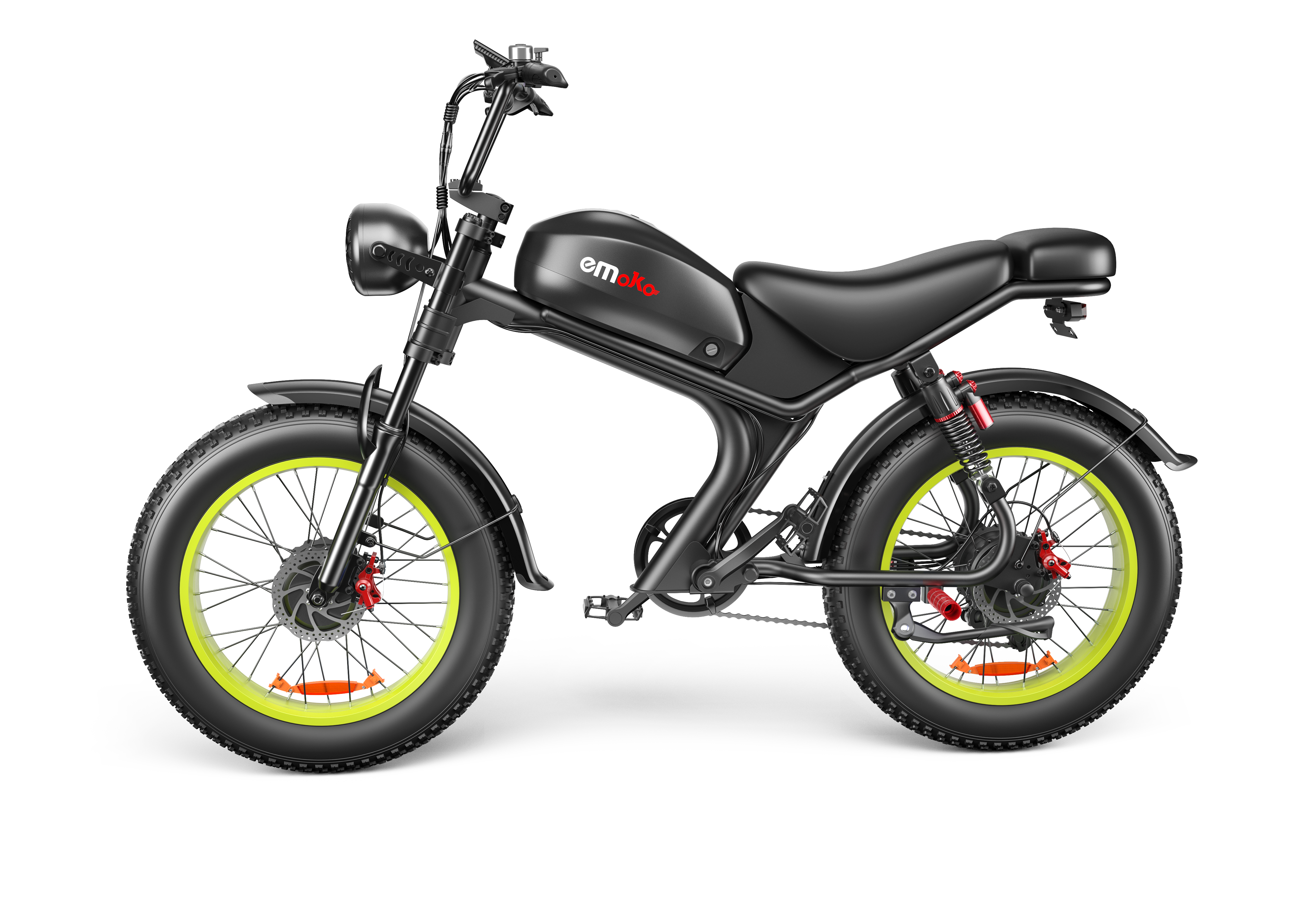C93 E-Bike with Double 1000W Each Motors, Max Speed 31mph ,Battery 48v 20Ah Fat Tires 20*4"