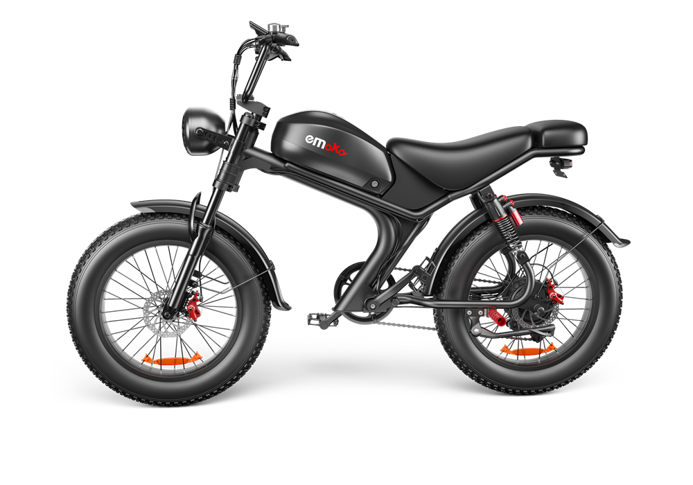 C93 E-Bike with Double 1000W Each Motors, Max Speed 31mph ,Battery 48v 20Ah Fat Tires 20*4"