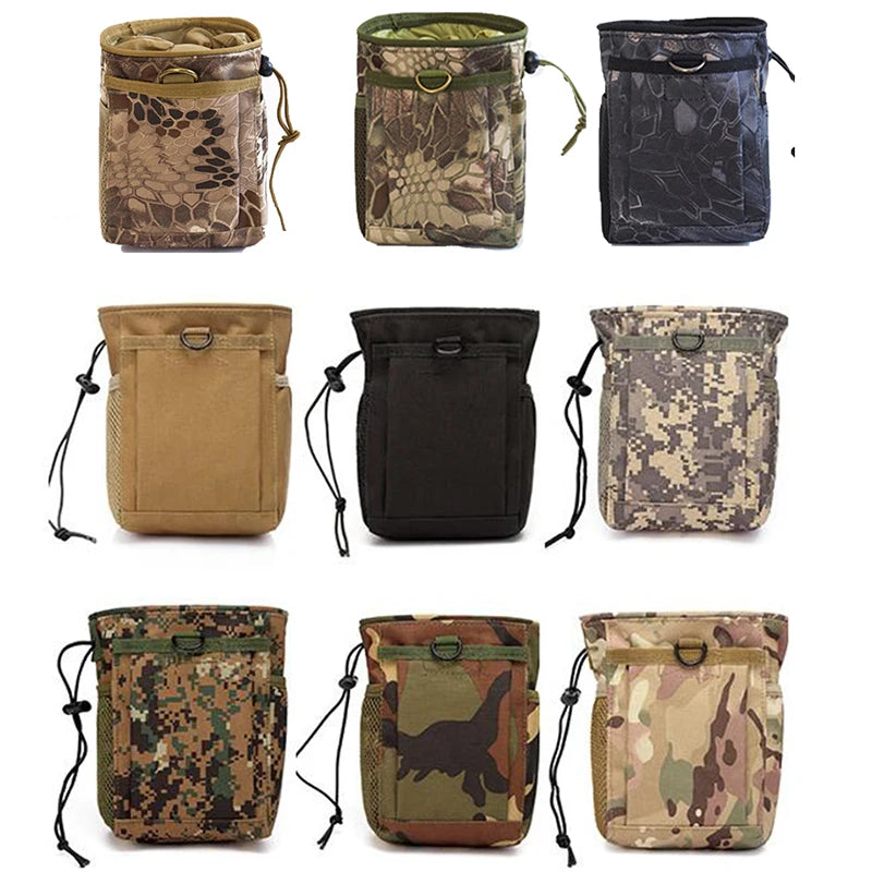 Outdoor Small and Biag MOLLE Dump Mag Tactical Pouch