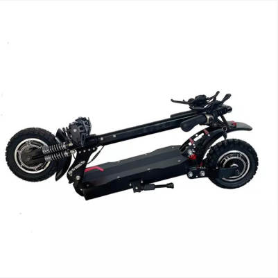 X6 Sooner off Road Electric Scooter Dual Motor 2400w, 48v 21ah battery, max speed 35mph, max range 50miles with LED Legs Stand.