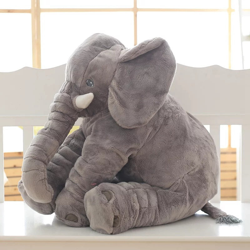 Large Plush Elephant Pillow Toy