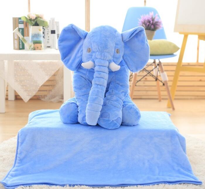 Large Plush Elephant Pillow Toy