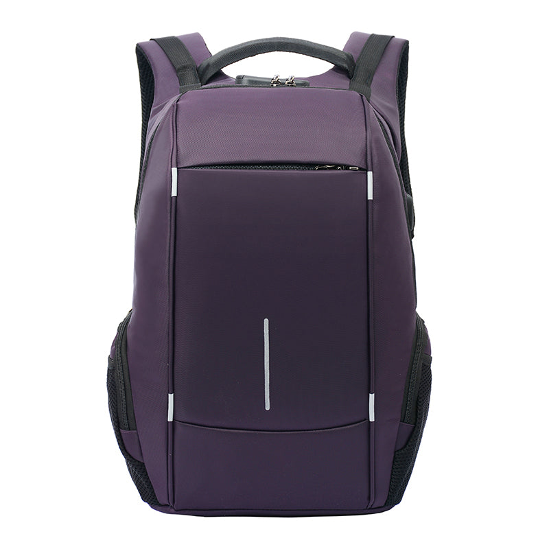 Modish Waterproof Backpack with USB and Headset Ports,Laptop Pocket and Anti Theft Lock