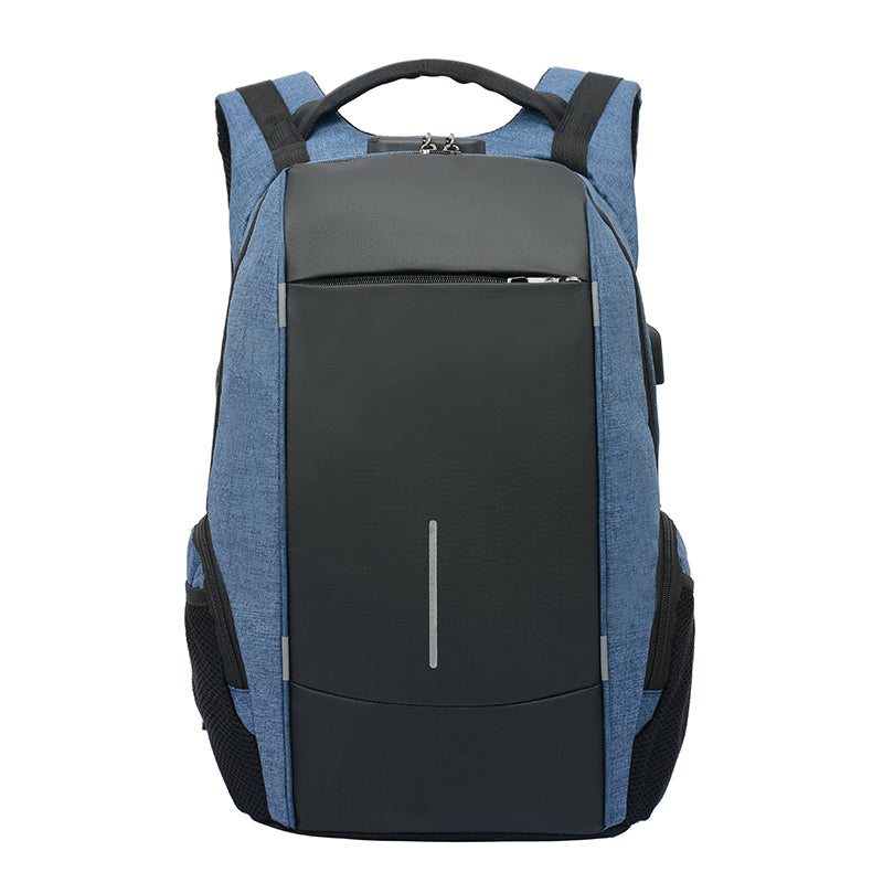 Modish Waterproof Backpack with USB and Headset Ports,Laptop Pocket and Anti Theft Lock