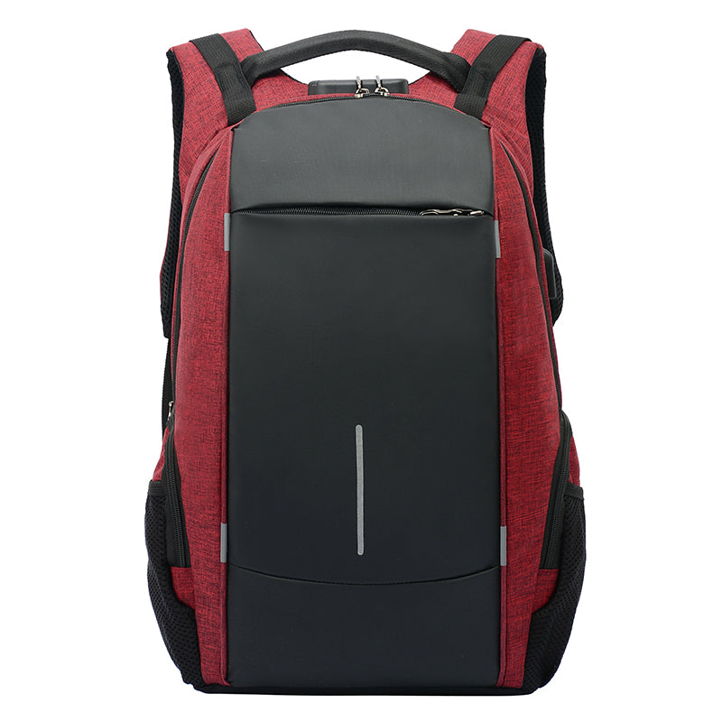 Modish Waterproof Backpack with USB and Headset Ports,Laptop Pocket and Anti Theft Lock