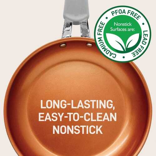 NutriChef NCCW11GD Diamond Home Kitchen Cookware Set (Silver)