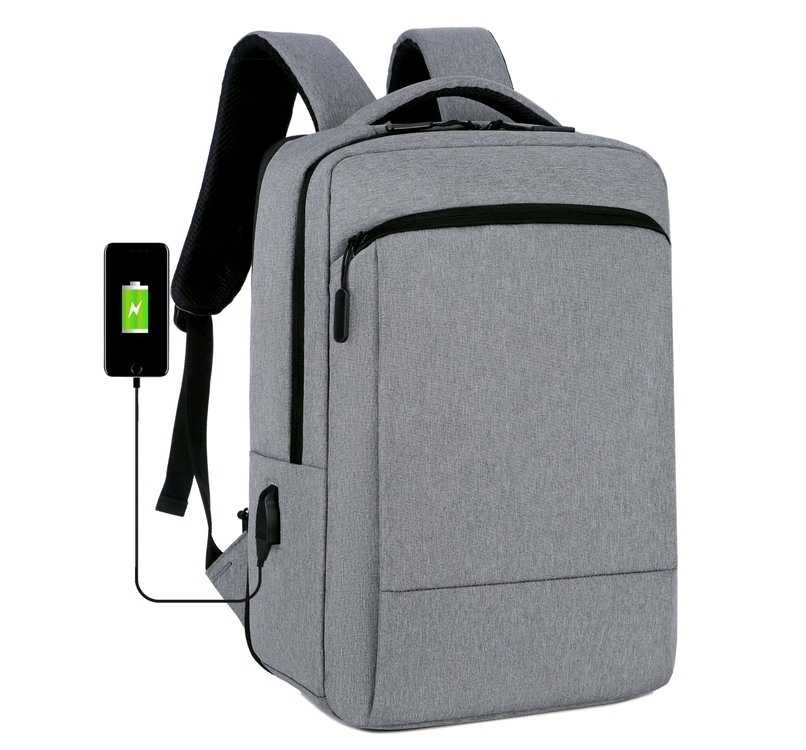 Stylish High Quality with USB Port for Business Travel or School expandable backpack with Laptop Compartment