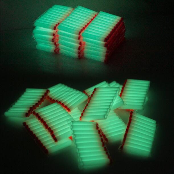 40pcs Fluorescence Bullets for Nerf Series glow in the dark