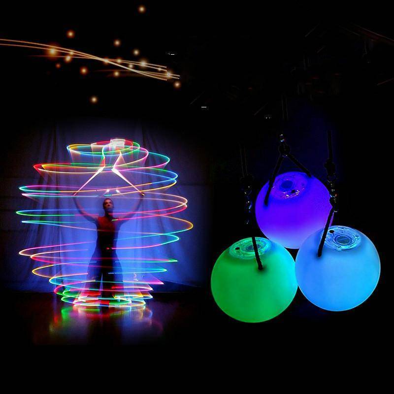 1 Pair Belly Dance LED Balls