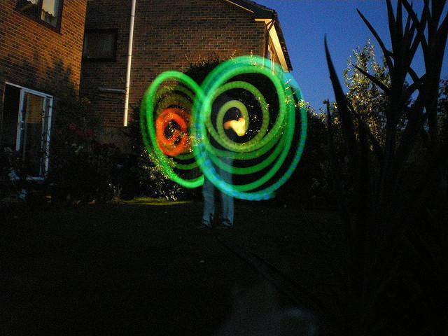 1 Pair Belly Dance LED Balls