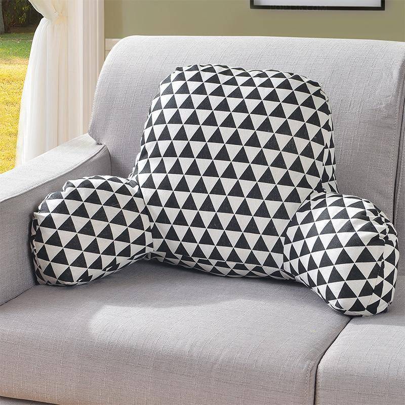 Cotton Linen Backrest Cushion For Sofa
