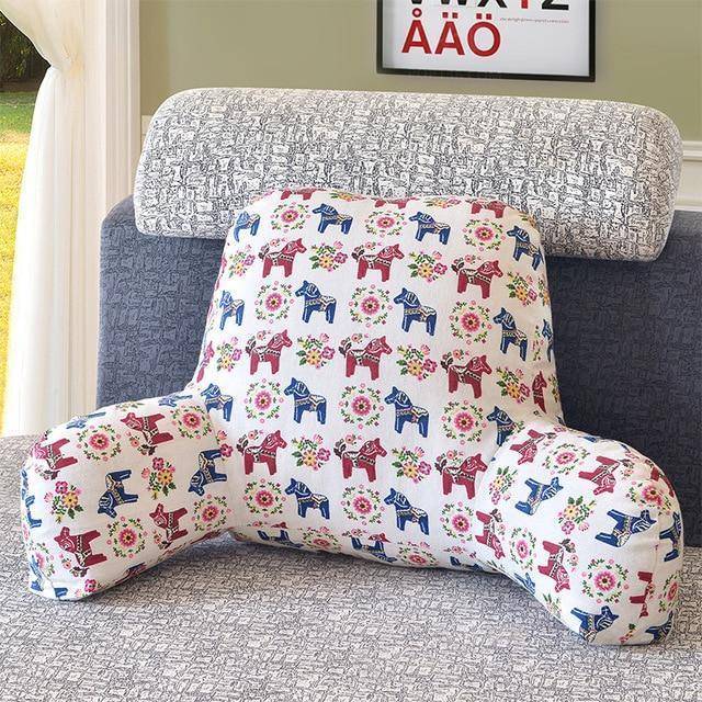 Cotton Linen Backrest Cushion For Sofa