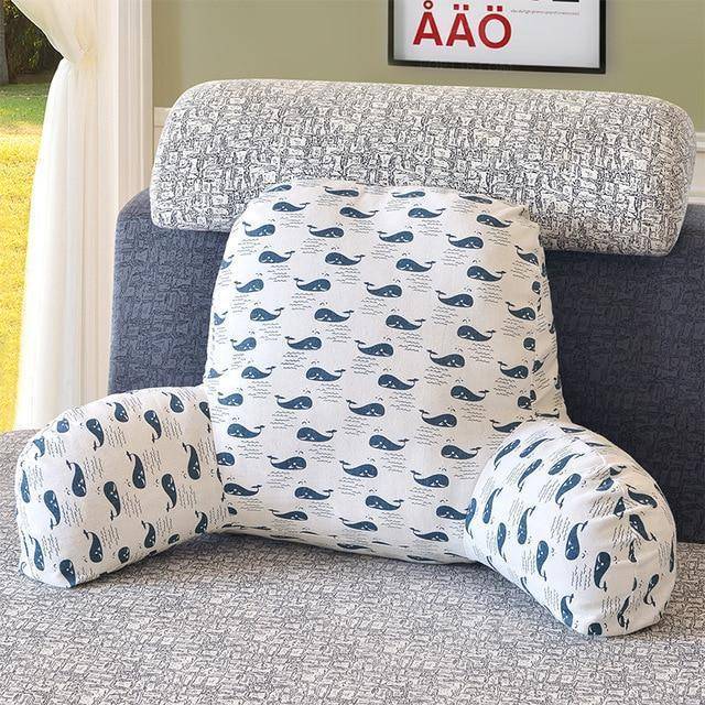 Cotton Linen Backrest Cushion For Sofa