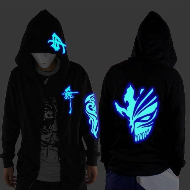 Glowing in The Niight Ghost Dance Hoodie Blue