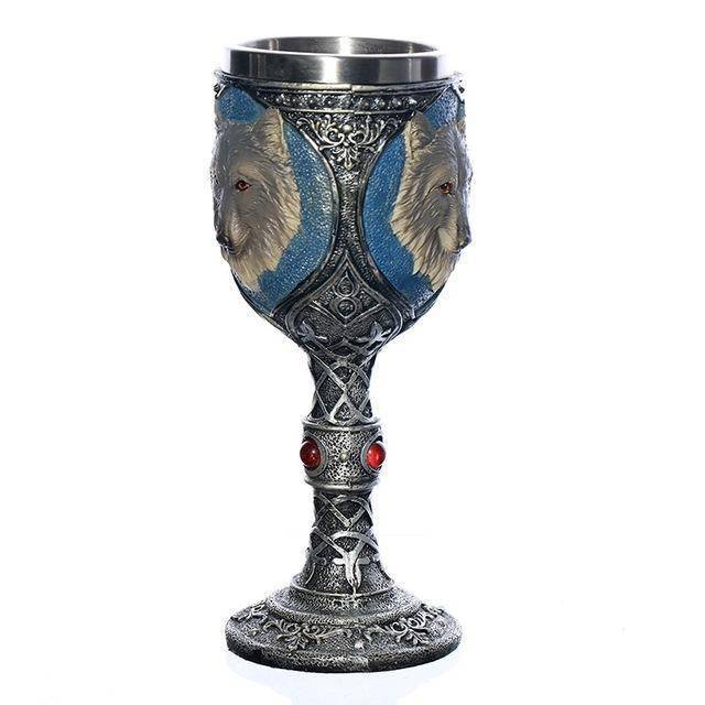 3D Gothic Cup 200 ml Stainless Steel for Bar Party Home Wine