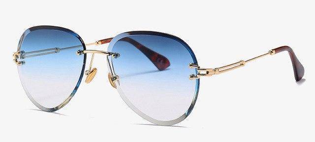 New Rimless Sunglasses Drops Style uv400