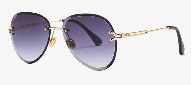 New Rimless Sunglasses Drops Style uv400