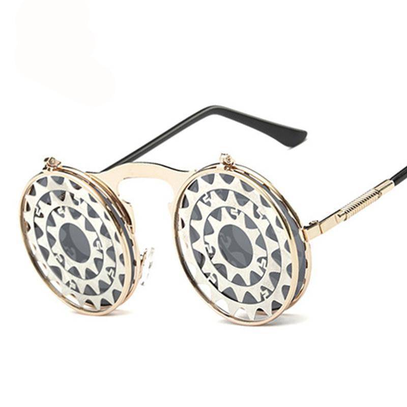 Round Punk Sunglasses