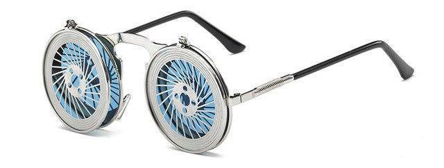 Round Punk Sunglasses