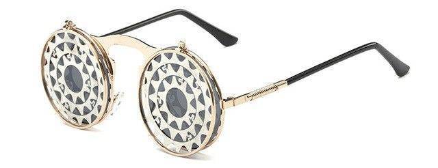 Round Punk Sunglasses