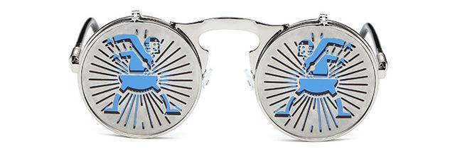 Round Punk Sunglasses