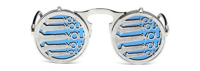Round Punk Sunglasses