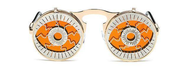Round Punk Sunglasses