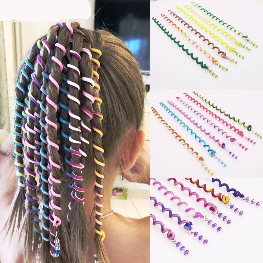 6PCS/lot Long Elastic Hair Bands