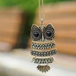 Jewelry Vintage Owl Necklace