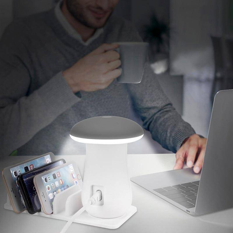Multi-Port Fast Charging Dock & Lamp (5 PORTS)