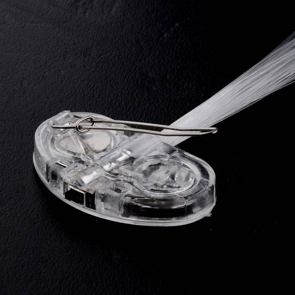 6 Pcs Creative LED Fiber Optic Light Fake Hair