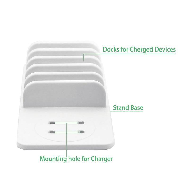 Multi-Port Fast Charging Dock & Lamp (5 PORTS)