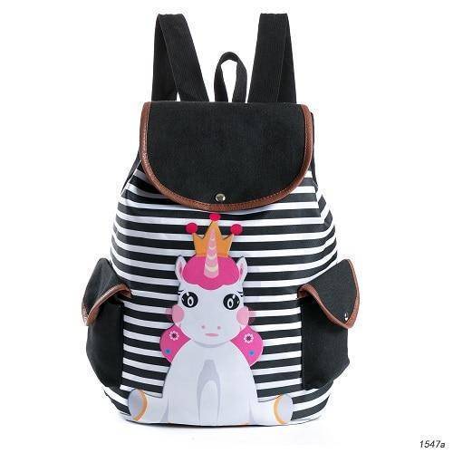 Unicorn Printed School Backpack.