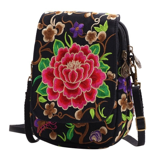 Women's Embroidered Bag Wallet
