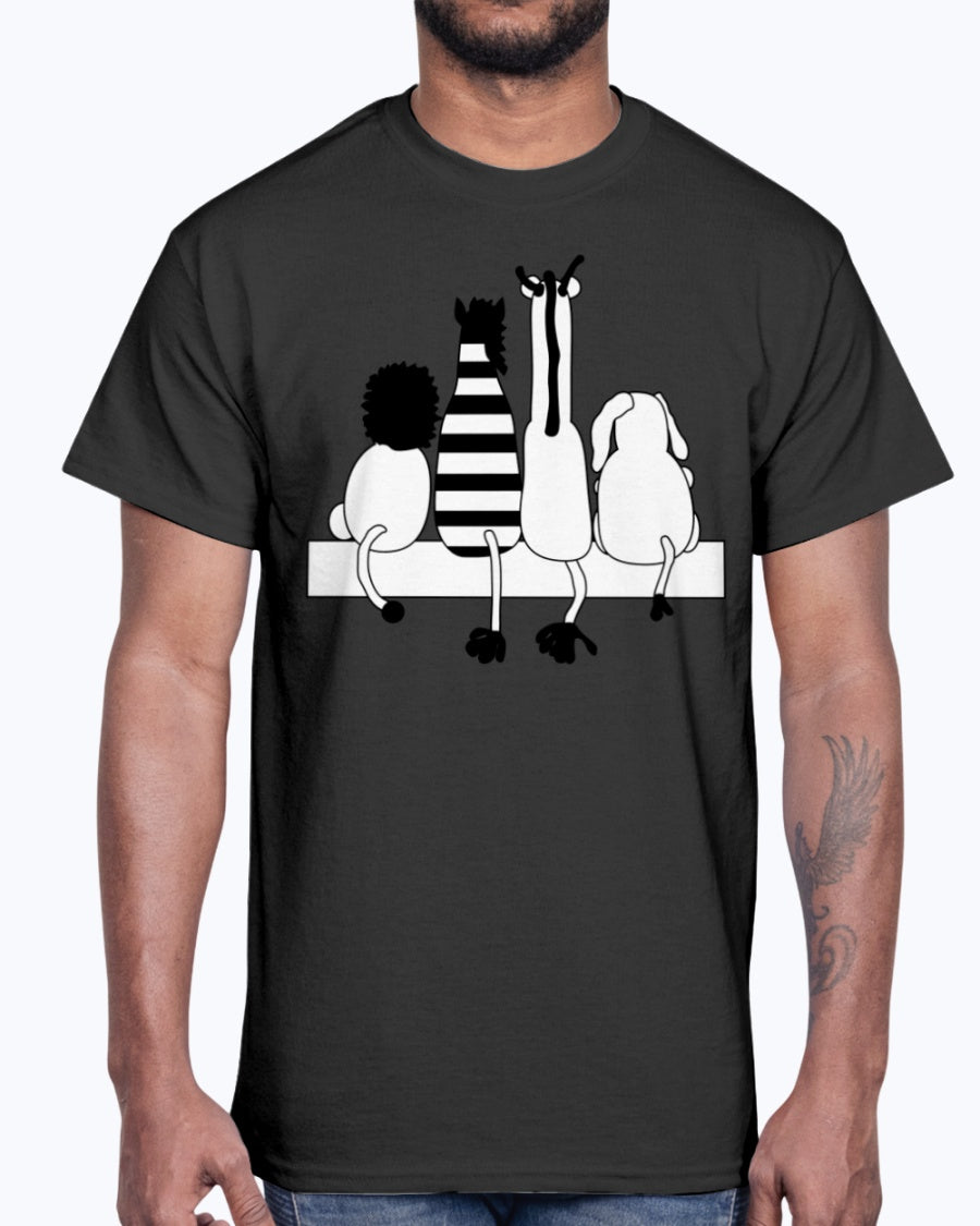 G2000 Unisex Ultra Cotton T-Shirt 12 Colors. 4 friends