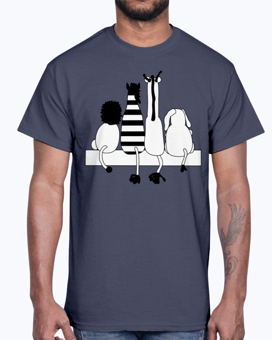 G2000 Unisex Ultra Cotton T-Shirt 12 Colors. 4 friends