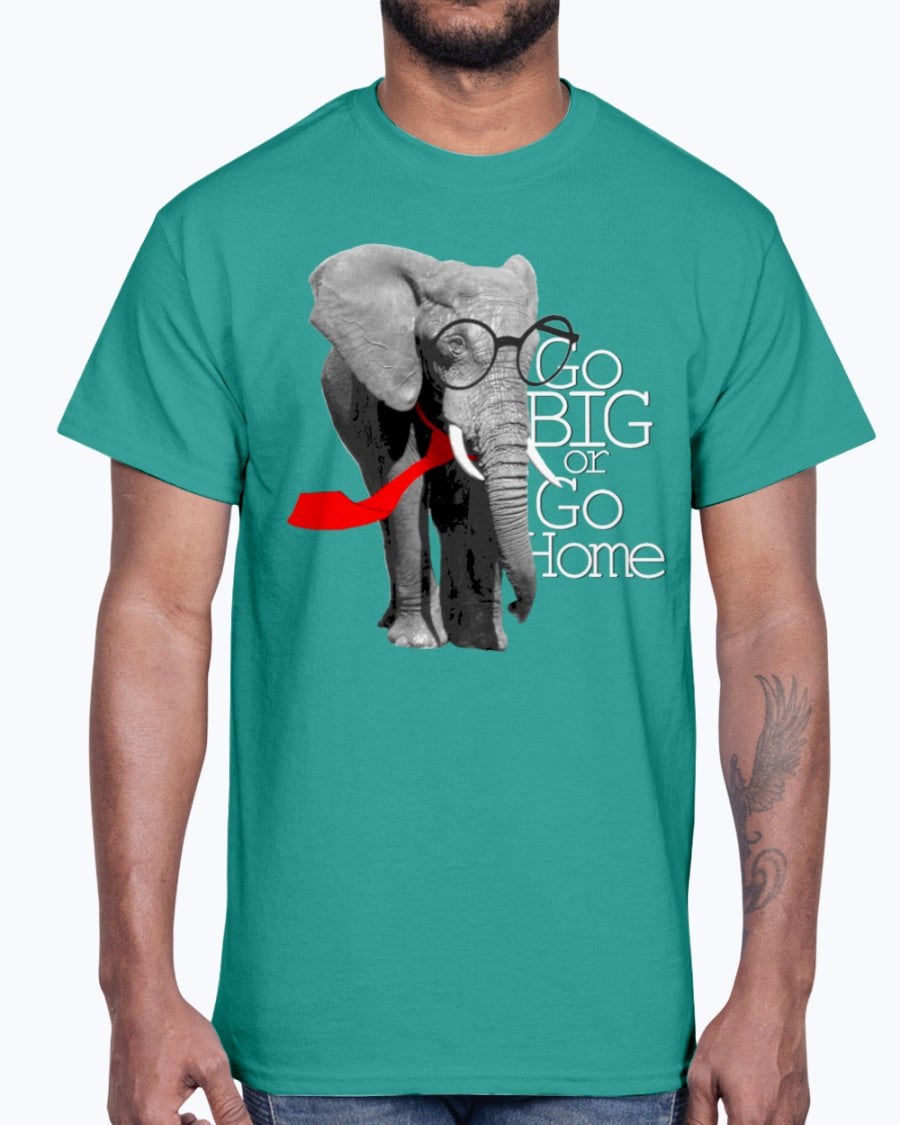 Men's Gildan Ultra Cotton T-Shirt Cool Elephant