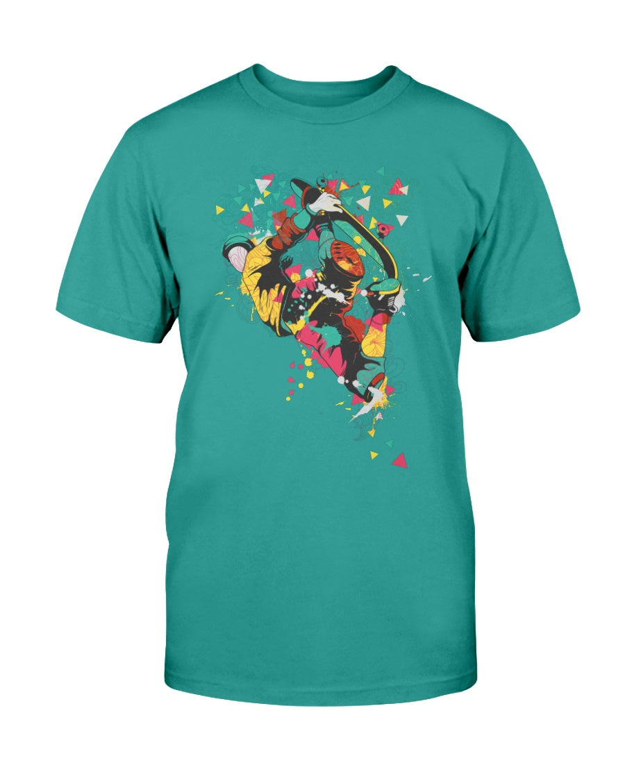 Men's Gildan Ultra Cotton T-Shirt Graffiti Skateboarder