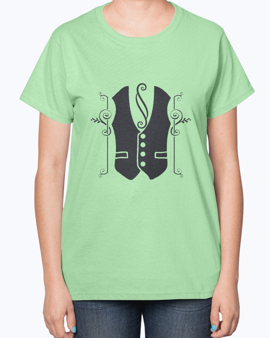 Gildan 2000L Ultra Cotton Ladies T-Shirt 14 colors Light Vest , designious-895