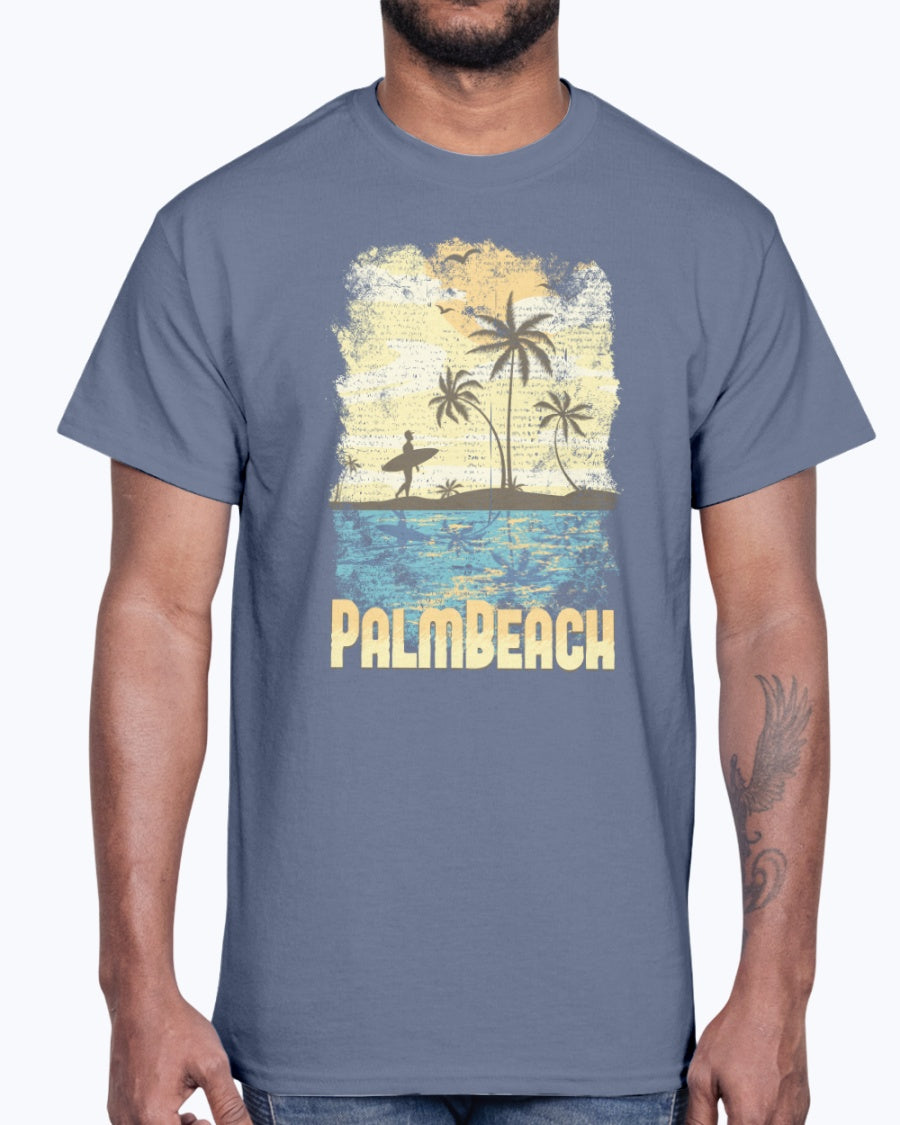 G2000 Unisex Ultra Cotton T-Shirt Palmbeach (design-355 )