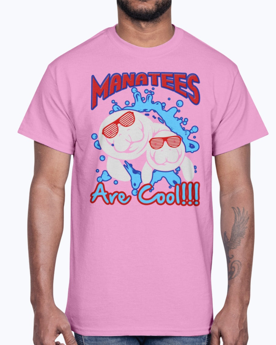G2000 Unisex Ultra Cotton T-Shirt 12 Colors. COOL MANATEE
