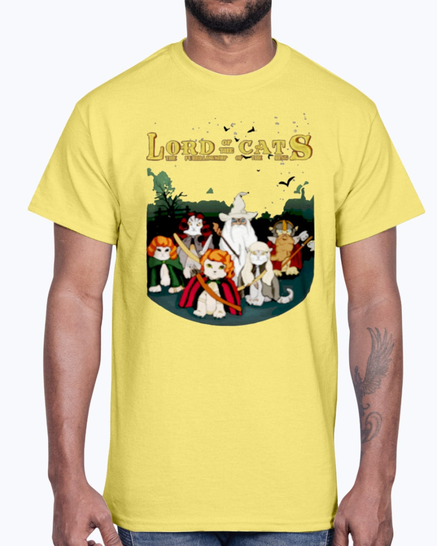 Men's Gildan Ultra Cotton T-Shirt LORD OF THE CATS