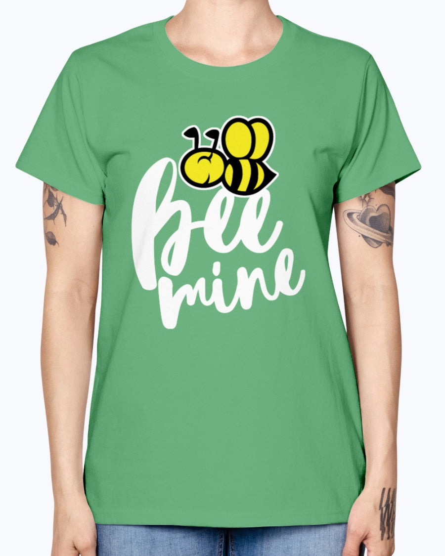 Gildan Ladies Missy T-Shirt 16 colors. Bee Mine