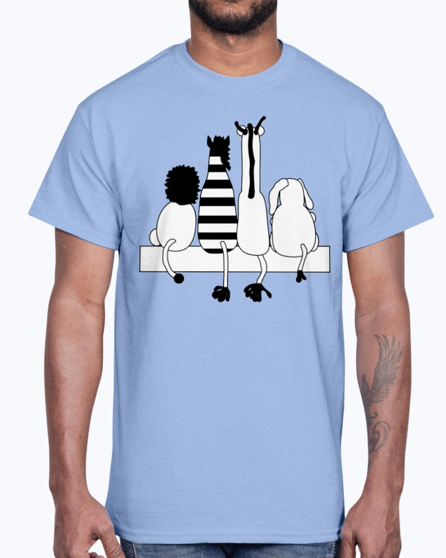 G2000 Unisex Ultra Cotton T-Shirt 12 Colors. 4 friends