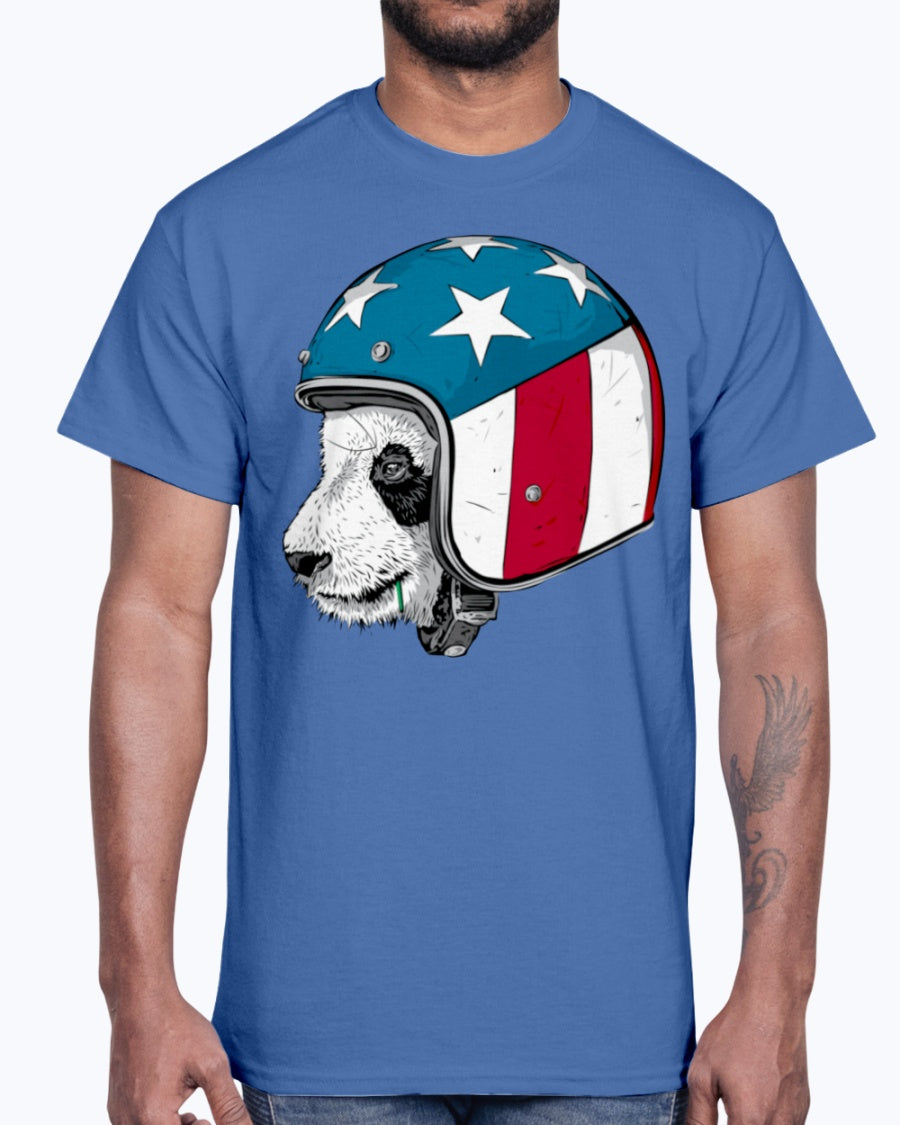 Men's Gildan Ultra Cotton T-Shirt. From Beijing to New York An adorable panda wearing
