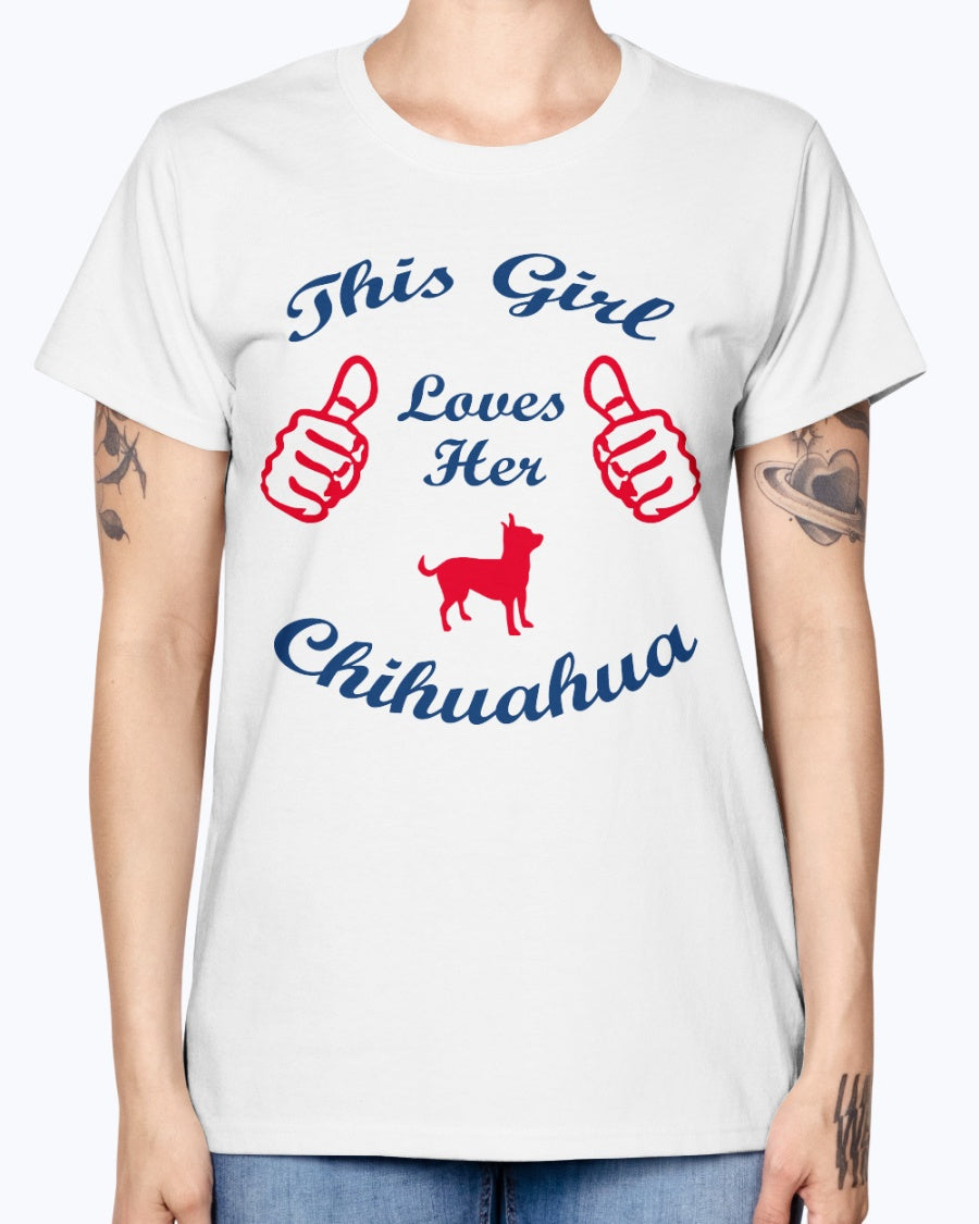 Gildan Ladies Missy T-Shirt Chihuaha