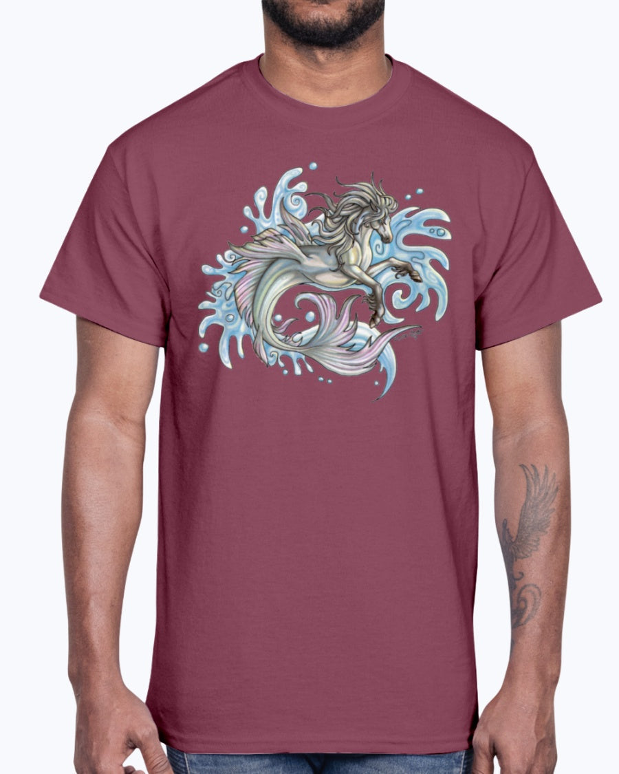 Men's Gildan Ultra Cotton T-Shirt Graffiti Marine