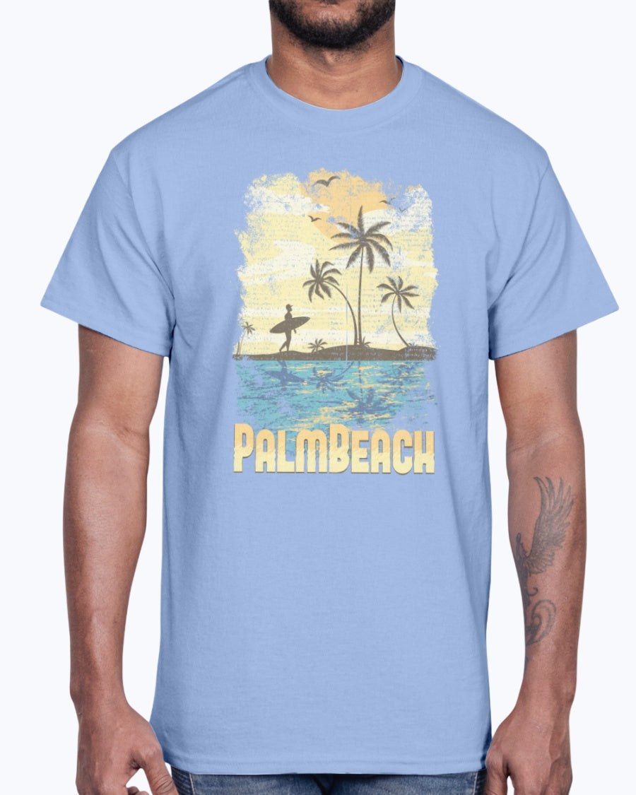 G2000 Unisex Ultra Cotton T-Shirt Palmbeach (design-355 )