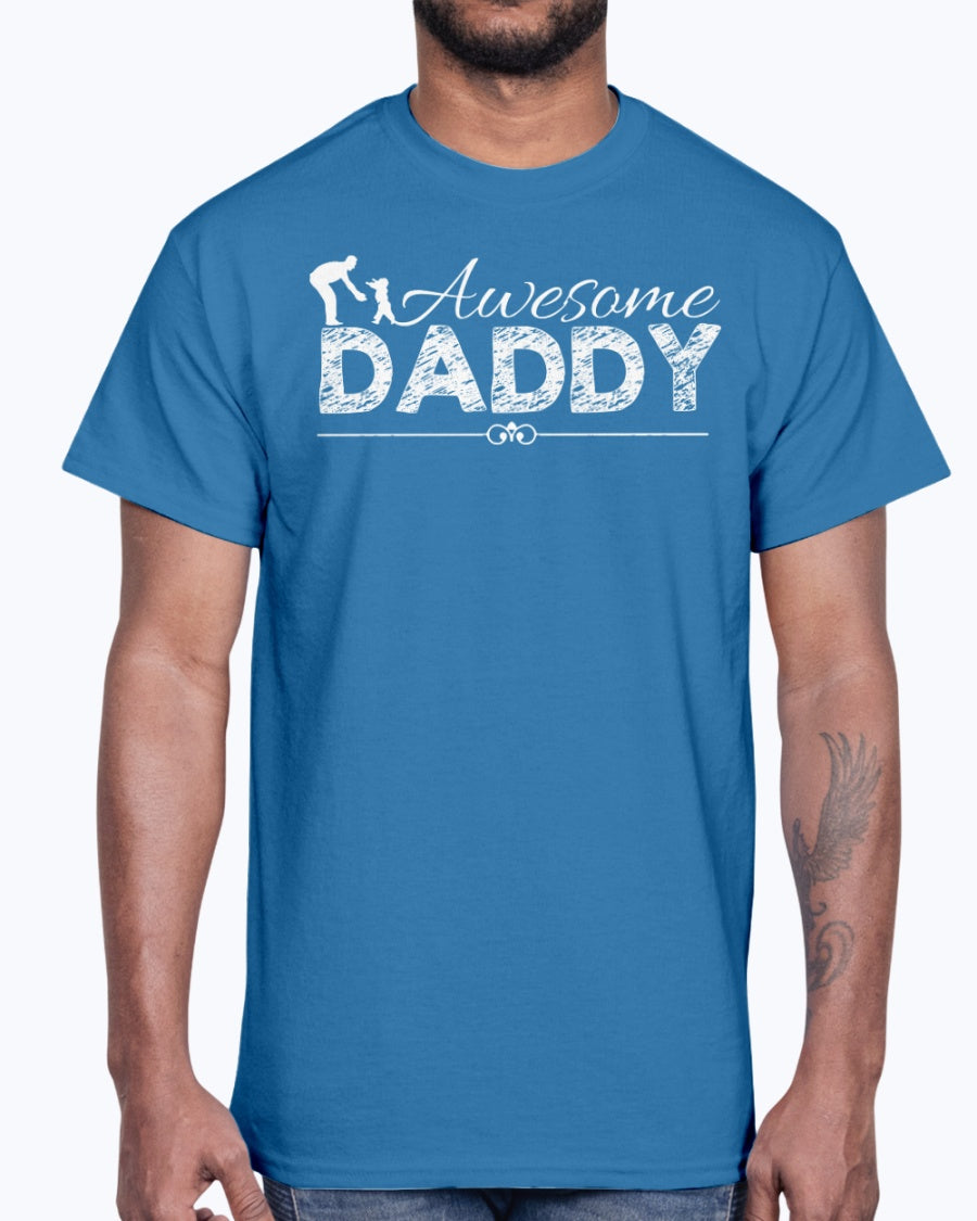 Men's Gildan Ultra Cotton T-Shirt Awesome daddy