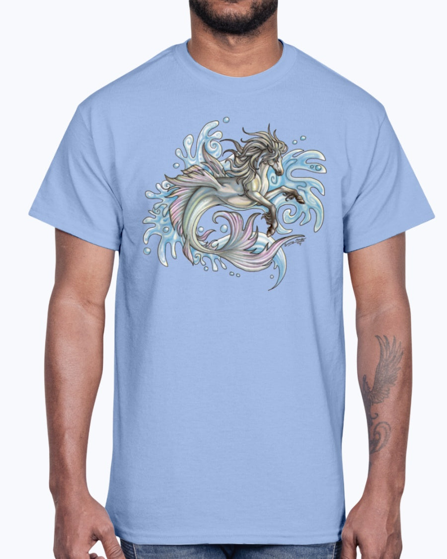 Men's Gildan Ultra Cotton T-Shirt Graffiti Marine